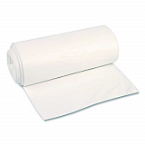 High-Density Can Liners, 45 gal, 12 mic, 40 x 48, Natural, Perforated Roll, 250/Carton (404812N)