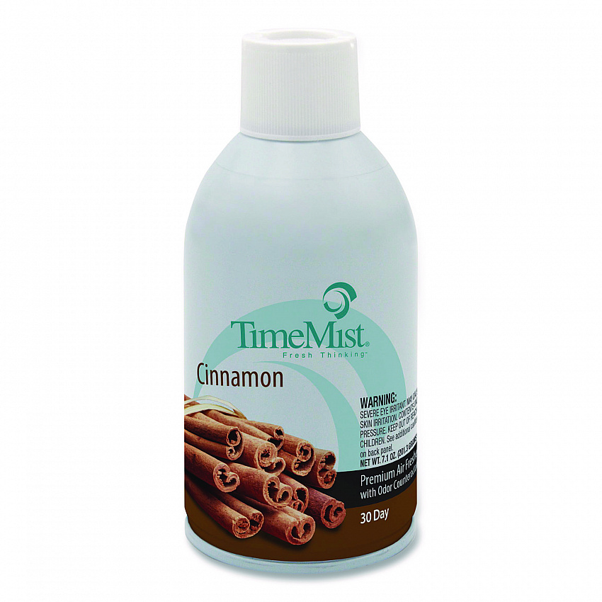 Premium Metered Air Freshener Refill, Cinnamon, 7.1 oz Aerosol Spray, 12/Carton (1042746)