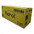Polypropylene Plastic Hinged Container, 6 x 6 x 3.3, Clear, Plastic, 50/Pack, 6 Packs/Carton (FPHC66PP1C)