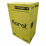 Polypropylene Plastic Hinged Container, 6 x 9 x 2.97, Clear, Plastic, 125/Pack, 2 Packs/Carton (FPHC96PP1C)