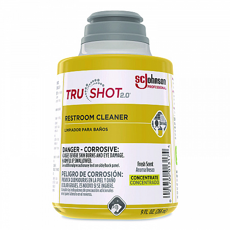 TruShot 2.0 Restroom Cleaner, Fresh Scent, 9 oz Cartridge, 4/Carton (379844)
