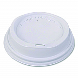 Hot Beverage Paper Cup Lids 10 oz, Fits FLAVIA 10 oz Paper Cup, White, 100/Sleeve, 10 Sleeves/Carton (25200019)
