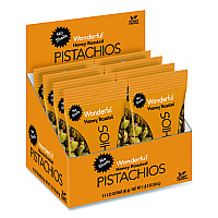 No Shells Honey Roasted Pistachios, 2.25 oz Bags, 8/Box (PAR91086)