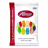 Gummi Bears, 12 Assorted Fruit Flavors, 5 lb Bag (ACG51200)