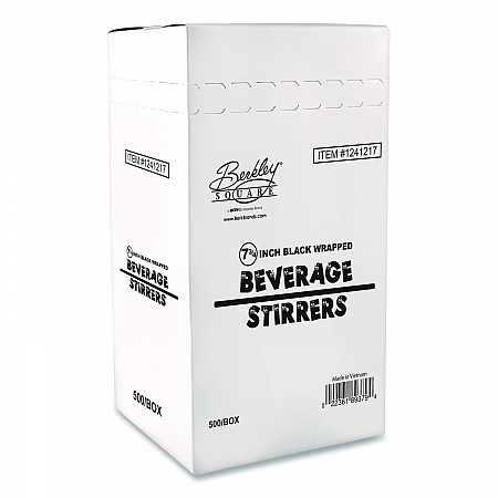 Wrapped Polypropylene Stirrers, 7.75