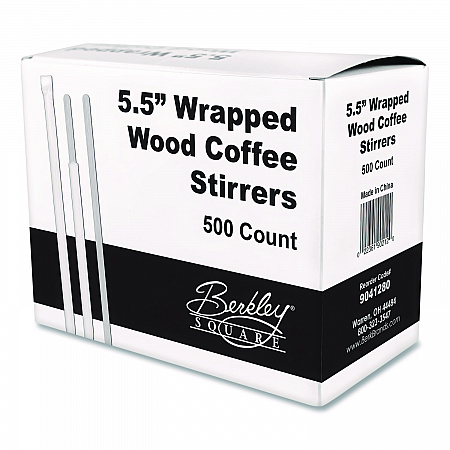 Wrapped Wood Stirrers, 5.5