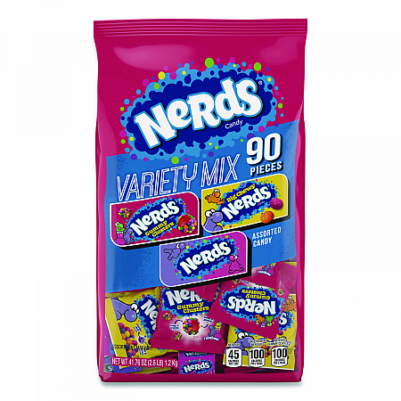 Variety Mix, 90 Pieces, Assorted Flavors, 2.6 lb Bag (FER08189)