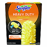 Heavy Duty Dusters Refill, Trap + Lock Fiber, Yellow, 11/Box (99035BX)