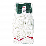 Web Foot Shrinkless Wet Mop Head, 20 oz, 5" Headband, White (A25206WHI)