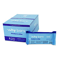 Superfood Snack Bar, Blueberry Bliss, 2.04 oz Bar, 12/Box (WHY16209)