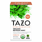 Tea Bags, Organic Refresh Mint, 16/Box (TAZ00350BX)