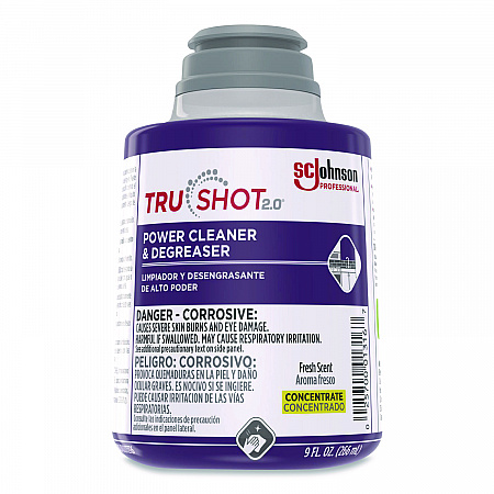 TruShot 2.0 Power Cleaner, Fresh Scent, 9 oz Cartridge, 4/Carton (379842)