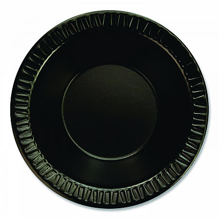 Quiet Classic Laminated Foam Dinnerware, Bowl, 5 oz, Black, 125/Sleeve, 8 Sleeves/Carton (5BWBQ)
