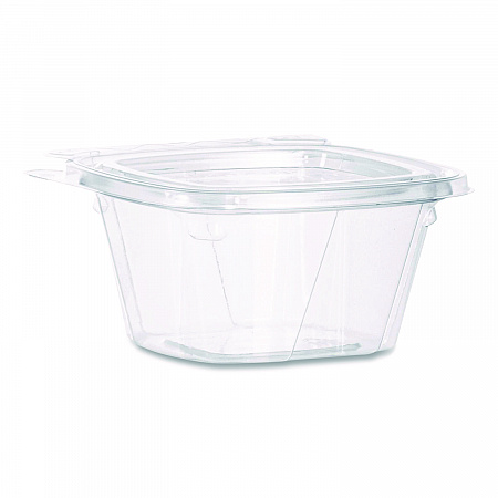 ClearPac SafeSeal Tamper-Resistant, Tamper-Evident Containers, 3.72 x 4.2 x 1.97, Clear, Plastic, 400/Carton (CH6DEF)
