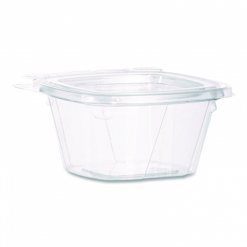 ClearPac SafeSeal Tamper-Resistant, Tamper-Evident Containers, 3.72 x 4.2 x 1.97, Clear, Plastic, 400/Carton (CH6DEF)