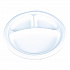 ChampWare Molded Fiber Tableware, 3-Compartment Plate, 10