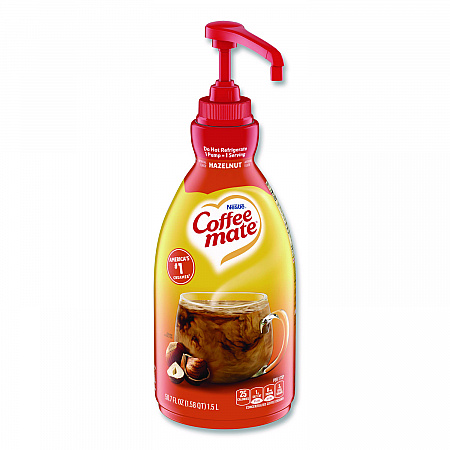 Liquid Coffee Creamer, Hazelnut, 1.5 L Pump Bottle (31831)