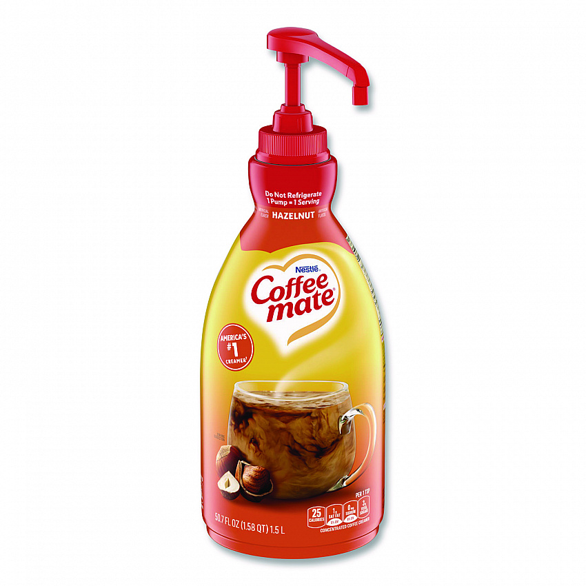 Liquid Coffee Creamer, Hazelnut, 1.5 L Pump Bottle (31831)