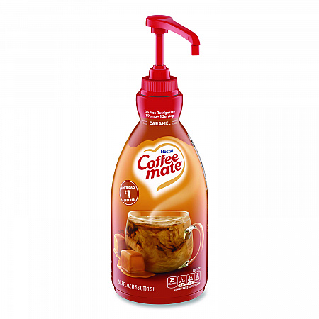 Liquid Creamer Pump Bottle, Caramel, 50.7 oz Pump Bottle (73358)