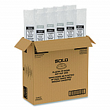 Traveler Cappuccino Style Dome Lid, Fits 10 oz to 24 oz Hot Cups, White, 95 Lids/Sleeve, 10 Sleeves/Carton (TLP316PPR)