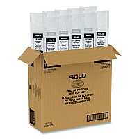 Traveler Cappuccino Style Dome Lid, Fits 10 oz to 24 oz Hot Cups, White, 95 Lids/Sleeve, 10 Sleeves/Carton (TLP316PPR)