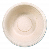 Compostable Molded Fiber Dinnerware, ProPlanet Seal, Bowl, 12 oz, Natural, 1,000/Carton (12FBRB)