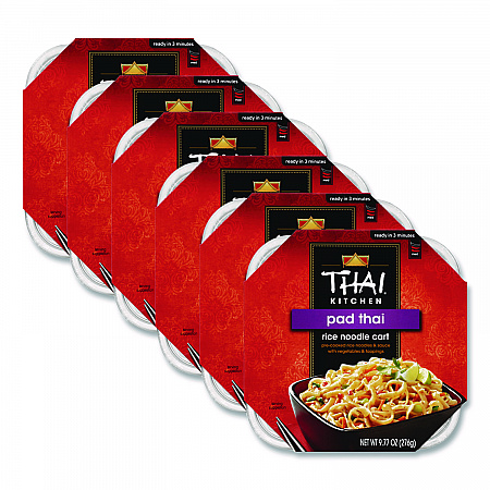 Thai Kitchen Pad Thai Rice Noodle Cart, 9.77 oz Individually Wrapped, 6/Carton (THA01026)