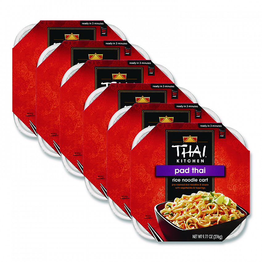 Thai Kitchen Pad Thai Rice Noodle Cart, 9.77 oz Individually Wrapped, 6/Carton (THA01026)