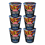 Cup Noodles Stir Fry, Korean BBQ, 2.89 oz Cup, 6/Carton (NIS42403)