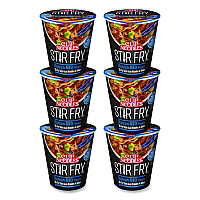 Cup Noodles Stir Fry, Korean BBQ, 2.89 oz Cup, 6/Carton (NIS42403)