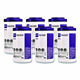 Super Sani-Cloth Disinfecting Wipes, 15 x 7.5, Unscented, White, 75 Wipes/Canister, 6/Carton (P86984CT)