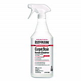 Professional Carpet Stain Remover Plus Deodorizer, Lemon Scent, 32 oz Spray Bottle, 6/Carton (352258)