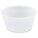 Dart Polystyrene Portion Cups, 2 oz, Translucent, 250/Bag, 10 Bags/Carton (P200N)
