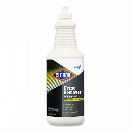 CloroxPro Urine Remover for Stains and Odors, Clean Floral Scent, 32 oz Pull-Top Bottle (31415EA)
