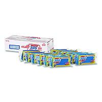 All Surface Scrubber Sponge, 2.5 x 4.5, 0.9" Thick, Dark Blue/Light Blue, 12/Carton (91017)