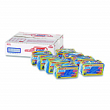 All Surface Scrubber Sponge, 2.5 x 4.5, 0.9" Thick, Dark Blue/Light Blue, 3/Pack, 8 Packs/Carton (91028CT)