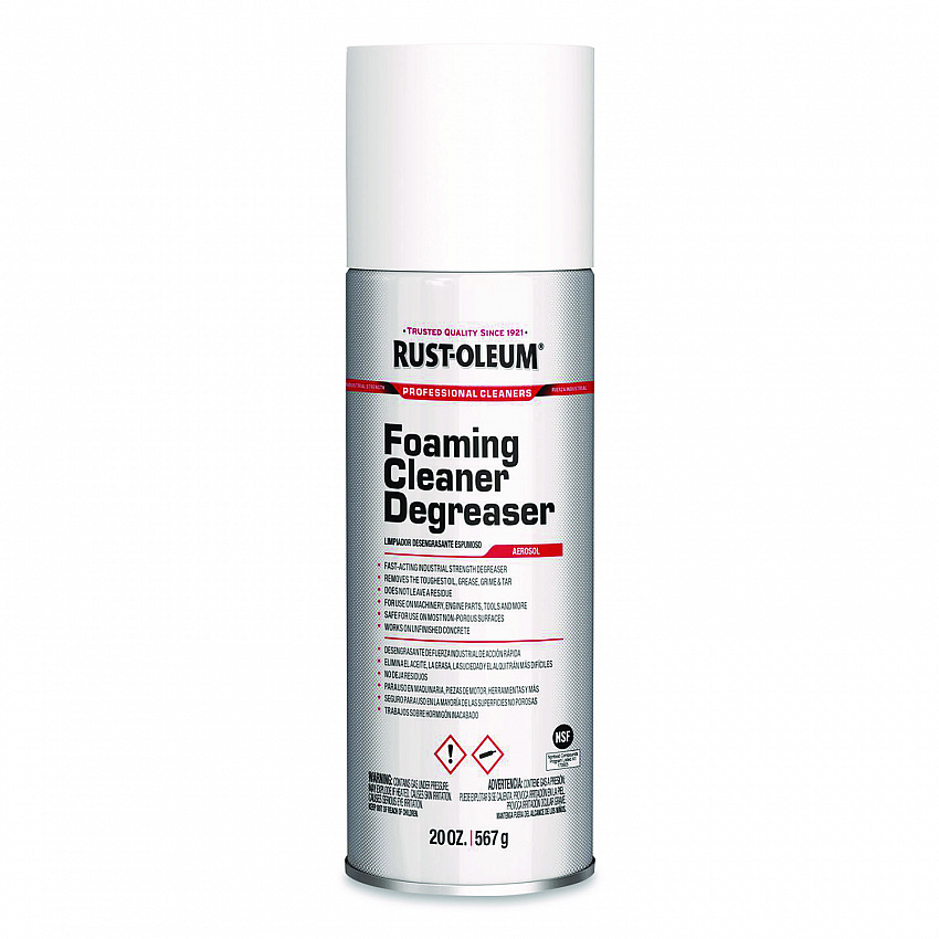 Professional Cleaner Degreaser Foaming Spray, 20 oz Aerosol Spray, 6/Carton (352239)