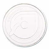 GreenStripe Cold Cup Flat Lids, Fits 9 oz to 24 oz Cold Cups, Plastic, Clear, 100/Pack, 10 Packs/Carton (EPFLCC)