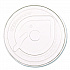 GreenStripe Cold Cup Flat Lids, Fits 9 oz to 24 oz Cold Cups, Plastic, Clear, 100/Pack, 10 Packs/Carton (EPFLCC)