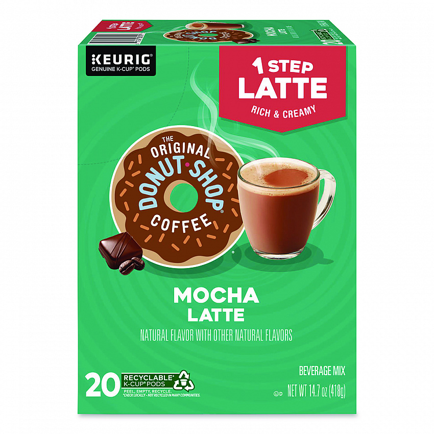 Mocha One Step Latte K-Cups, Vanilla, 20/Box (8179)