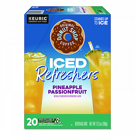 ICED Refreshers K-Cup Pods, Pineapple Passion Fruit, 20/Box (0236)