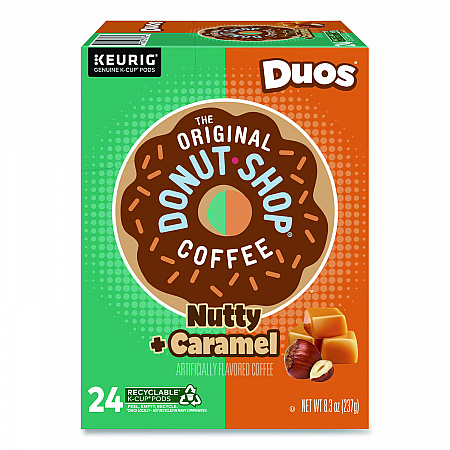 Nutty Plus Caramel K-Cup, 0.34 oz, 24/Box (7476)
