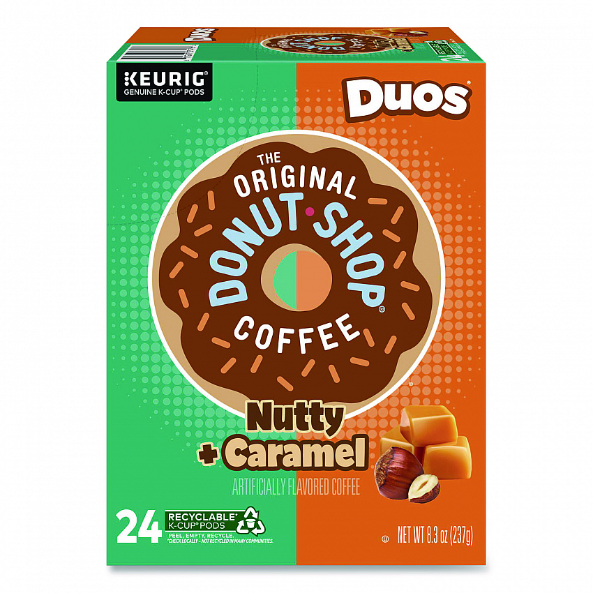 Nutty Plus Caramel K-Cup, 0.34 oz, 24/Box (7476)