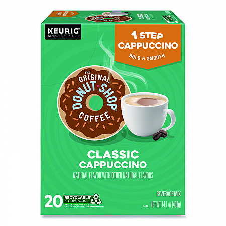 Classic Cappuccino K-Cups, 20/Box (9075)