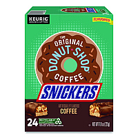 SNICKERS Flavored Coffee K-Cups, 24/Box (9608)