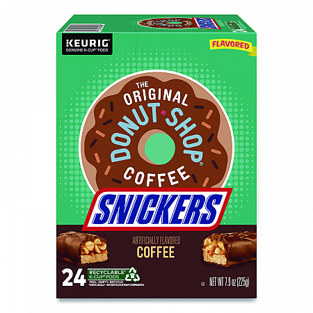 SNICKERS Flavored Coffee K-Cups, 24/Box (9608)