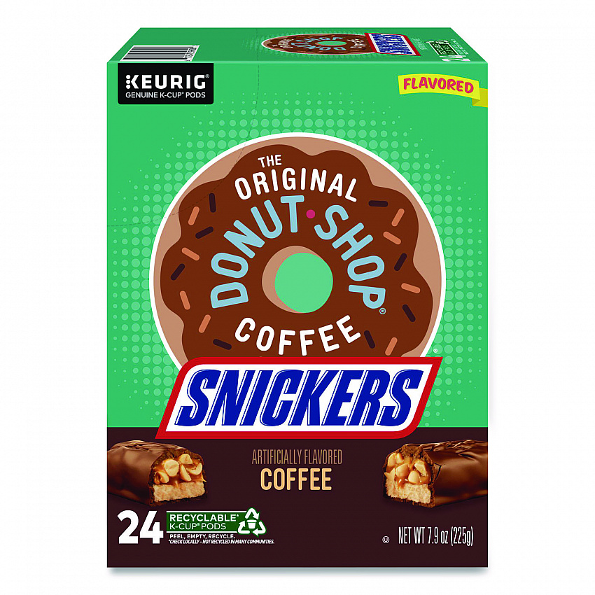 SNICKERS Flavored Coffee K-Cups, 24/Box (9608)