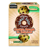Cookie Dough So Delicious K-Cups, 0.3 oz K-Cup, 24/Box (9534)
