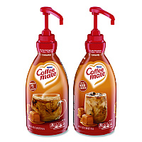 Liquid Creamer Pump Bottle, Caramel, 50.7 oz Pump Bottle, 2/Carton (73358CT)