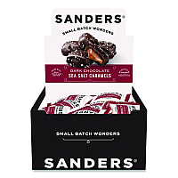 Small Batch Wonders Snack Size Dark Chocolate Sea Salt Caramels, 0.5 oz Individually Wrapped, 48/Box (KAR04002)